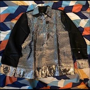 Sequin Dress Shirt
